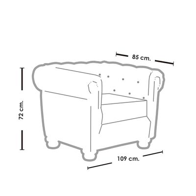 Imagen 2 del producto Sofá Latam Home Florencia 1 Cuerpos Gris Oscuro