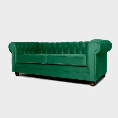 Imagen 2 del producto Sofá Barra Design Chesterfield 3 Cuerpos Verde