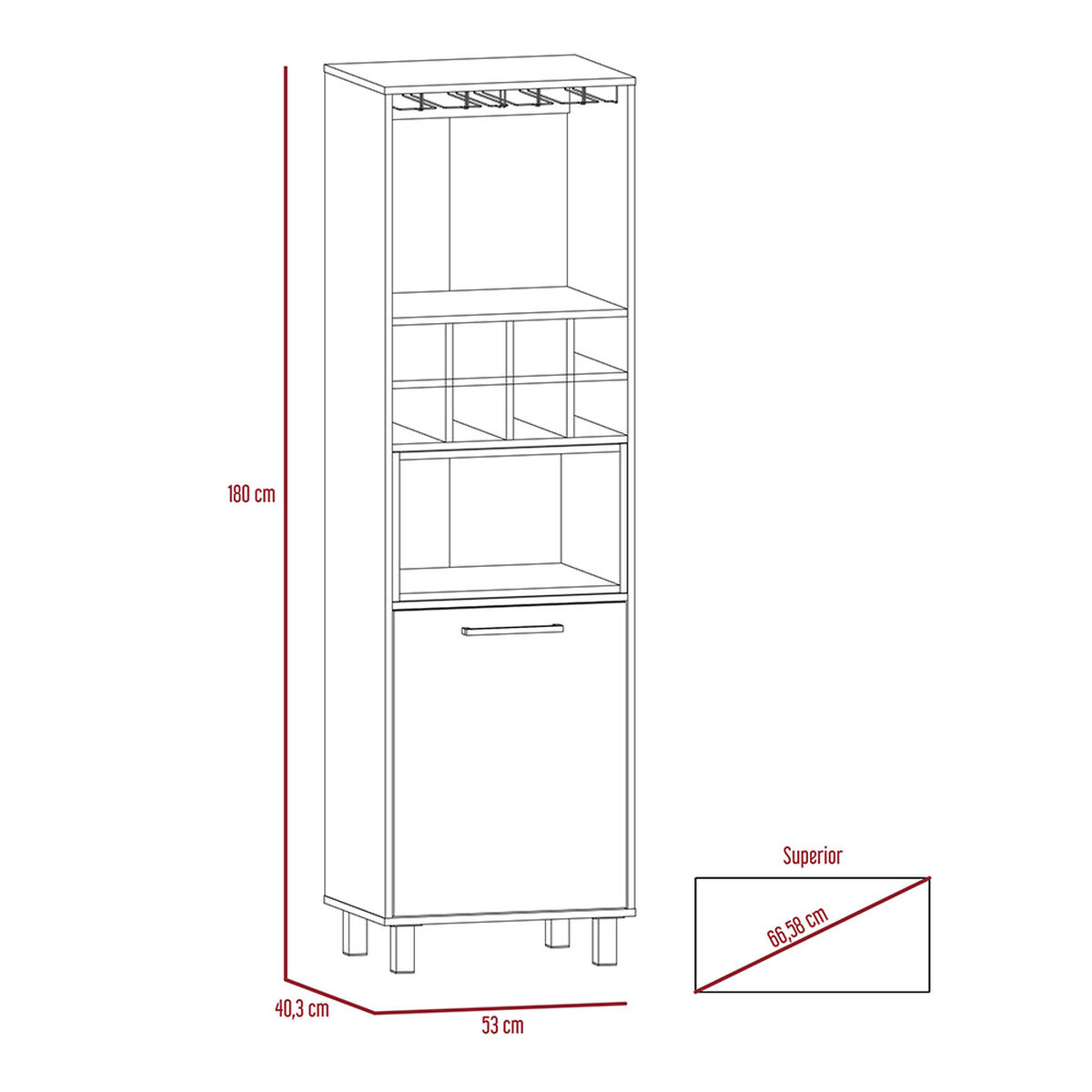 Combo Rack TV + Bar TuHome Kaia