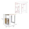Isla de Cocina TuHome Stirling 1 Puerta Blanco