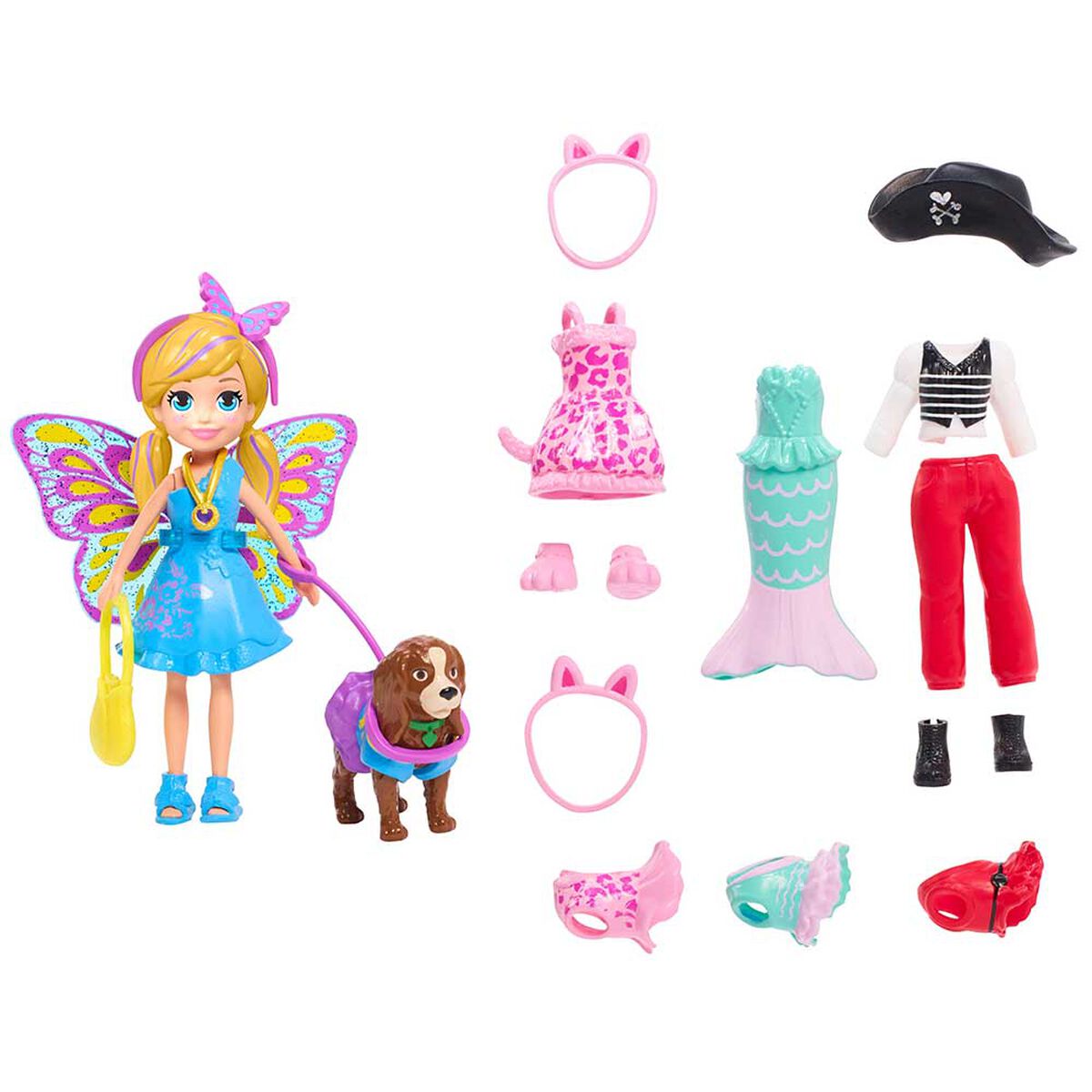 Set Muñeca con Disfraces Polly Pocket