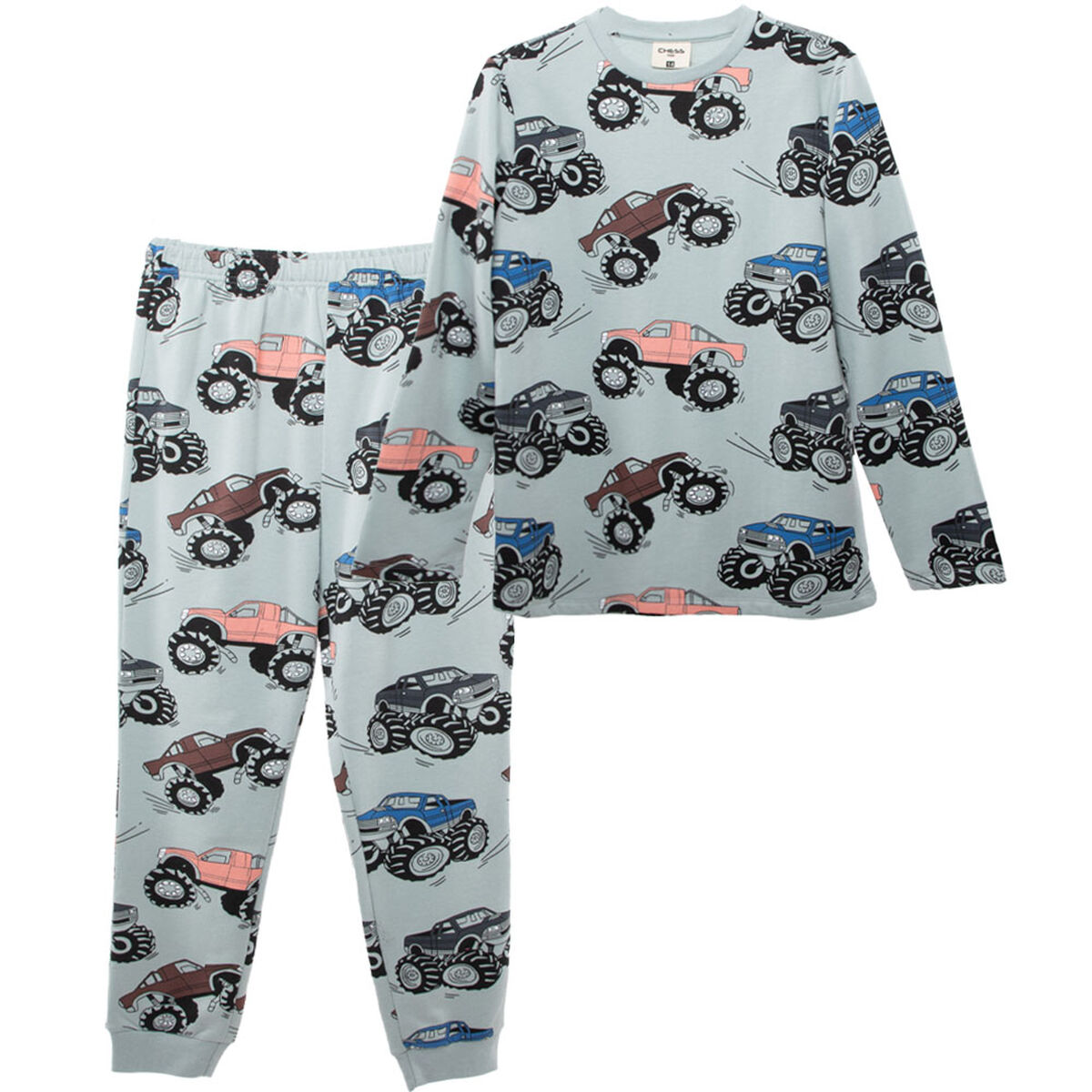 Pijama Auto Niño Chess