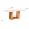 Juego de Comedor Daniels 8 Sillas Ariela Blanco