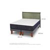 Cama Europea CIC Base Dividida King Grand Premium + Respaldo Miro Olivo