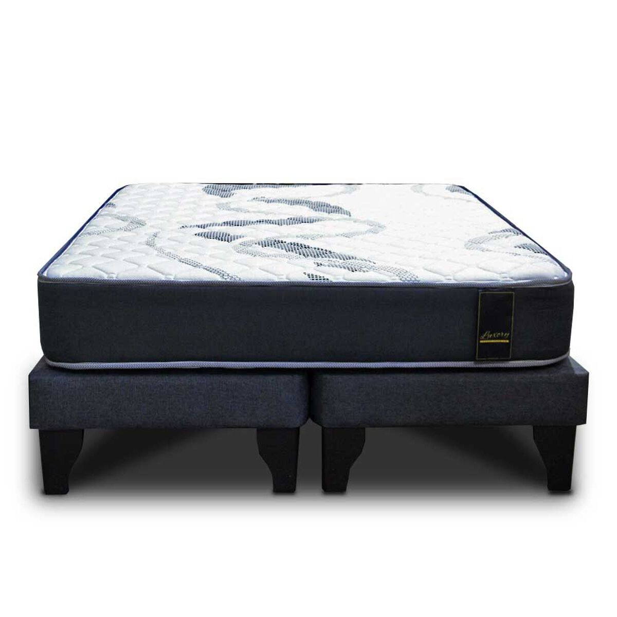 Cama Europea Sleepwell Base Dividida King Luxory
