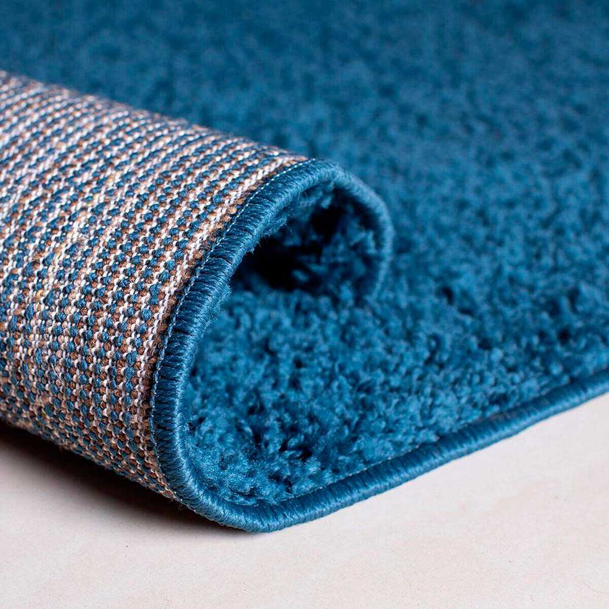 Alfombra Doral Shaggy 200 x 170 cm Azul