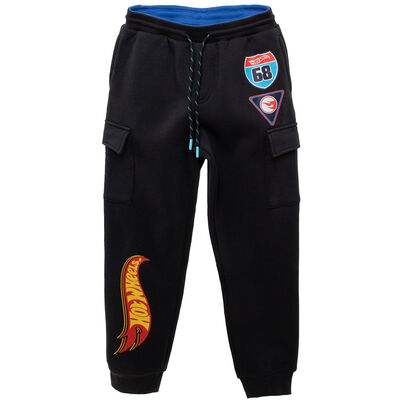 Pantalón Buzo de Algodón Niño Hot Wheels