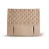 Respaldo Latam Home King Brescia Tela Velvet Beige