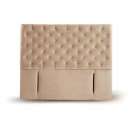 Respaldo Latam Home King Brescia Tela Velvet Beige