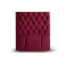 Respaldo Latam Home 1 Plaza Florencia Tela Velvet Burdeo