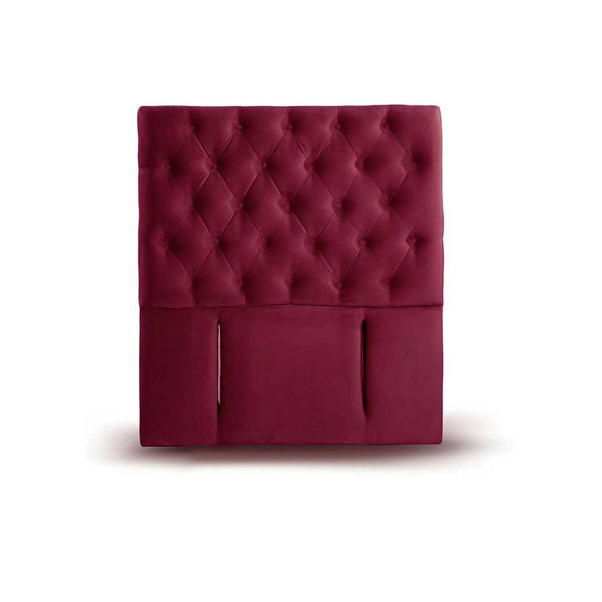 Respaldo Latam Home 1 Plaza Florencia Tela Velvet Burdeo