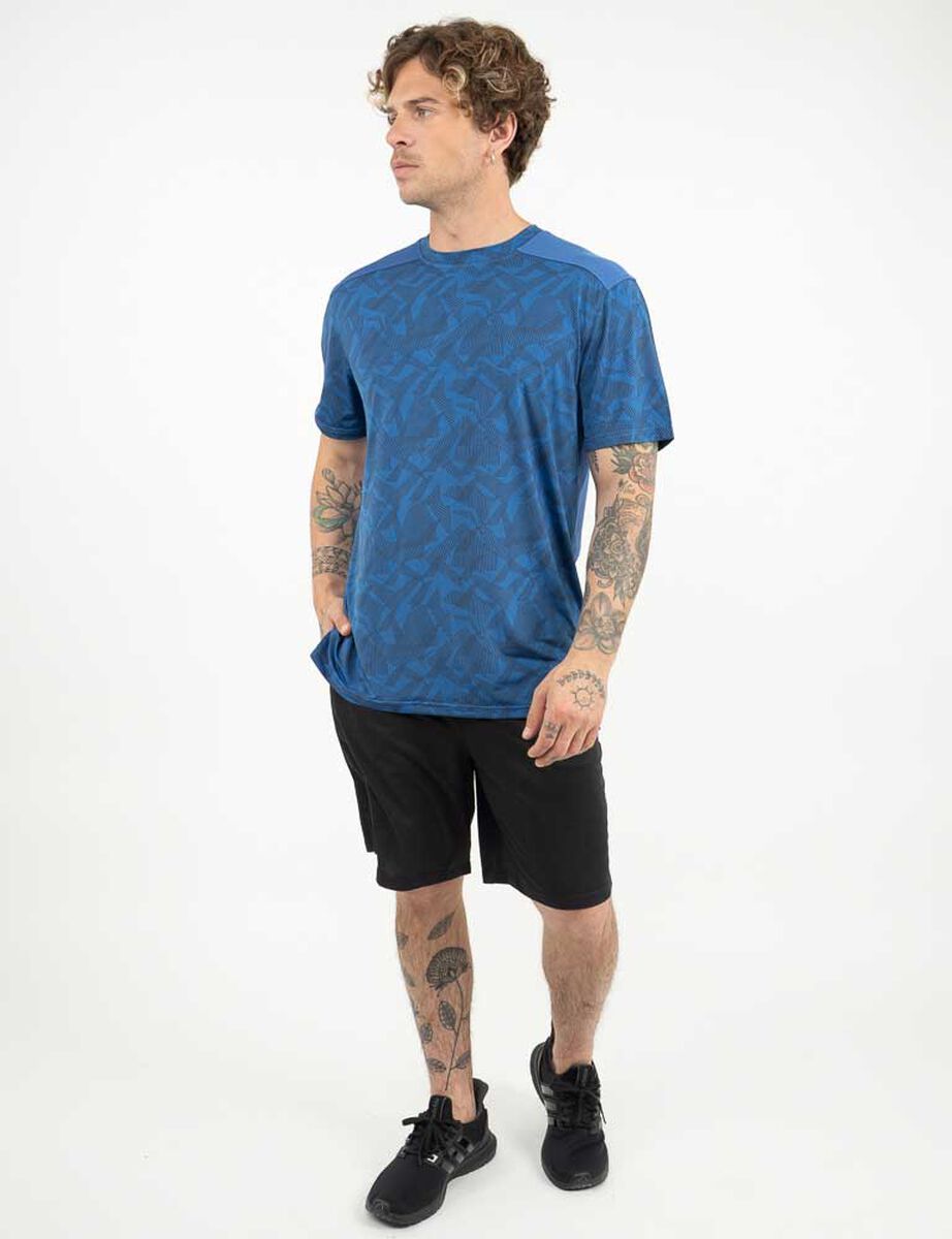 Polera Outdoor Hombre Black County