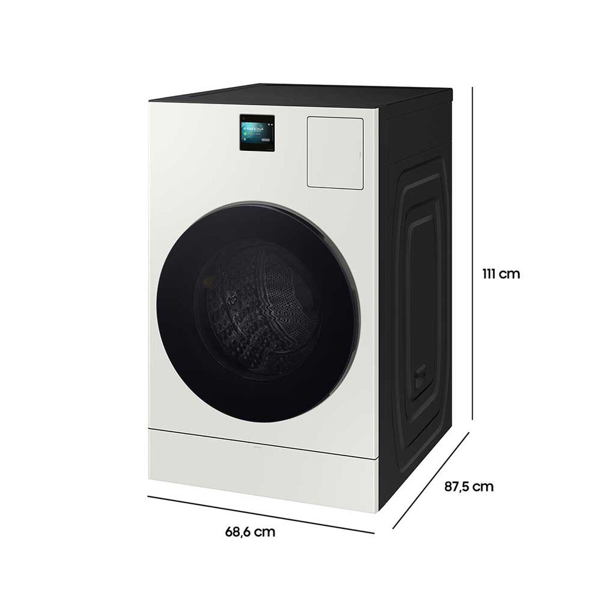 Lavadora Secadora Samsung WD25FB8690BEZS 25/15 Kg.
