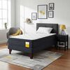 Cama Europea Drimkip 1,5 Plazas Eurotop + Respaldo Royal + Velador Rover