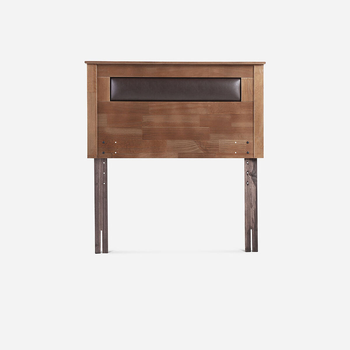 Cama Europea Rosen 1,5 Plazas Art 4 + Respaldo + Velador Ferrara Chocolate