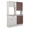 Mueble de Cocina CIC Emma Nogal Africano Blanco 1 Cajón