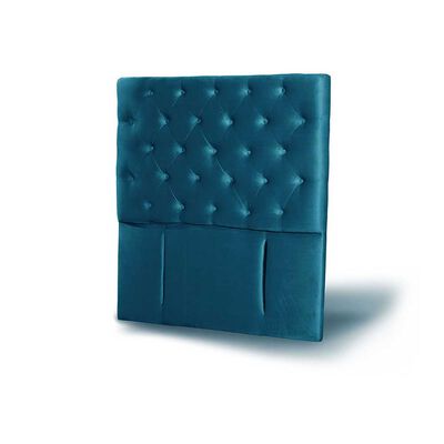 Imagen 2 del producto Respaldo Latam Home 1,5 Plazas Florencia Tela Velvet Azul