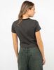 Polera Crop Con Estampado Mujer Icono