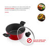 Bater&iacute;a de cocina Aluminio Forjado 7 Piezas Rojo