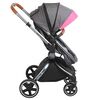 Coche Travel System Deluxe 360° Rosado Bebesit