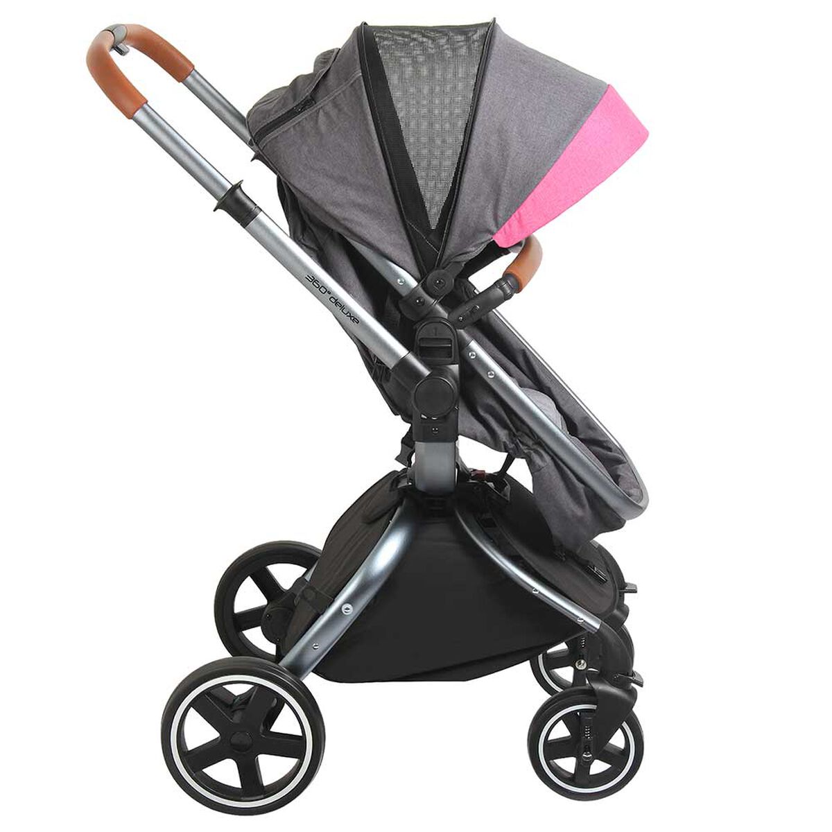 Coche Travel System Deluxe 360° Rosado Bebesit