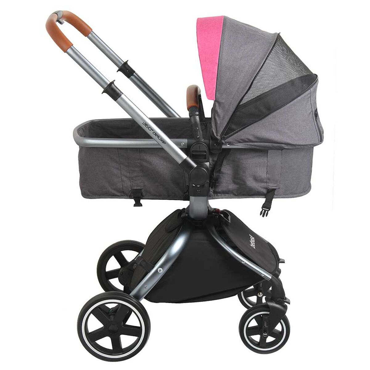 Coche Travel System Deluxe 360° Rosado Bebesit