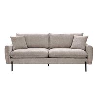 Sofá Home Mobili Huston 3 Cuerpos Gris