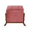 Pouf Latam Home Marsella Tela Velvet Palo Rosa