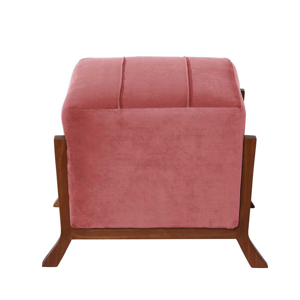 Pouf Latam Home Marsella Tela Velvet Palo Rosa