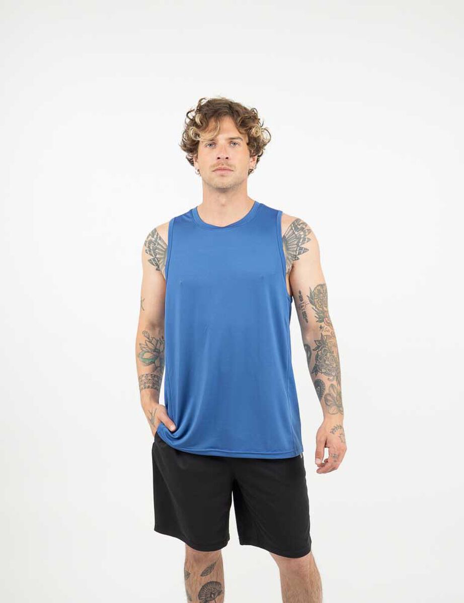 Polera Sin Mangas Hombre Black County