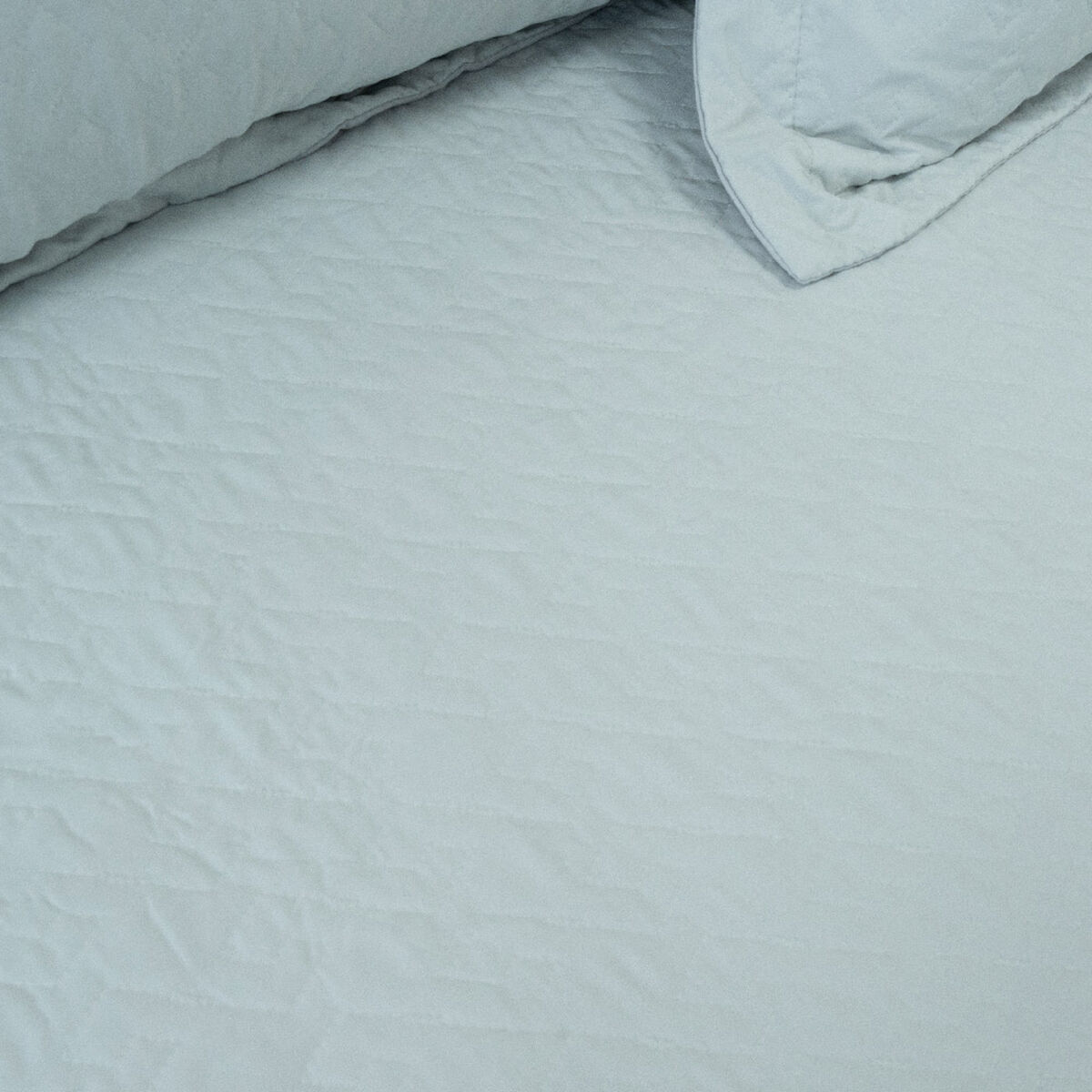 Quilt Doral 2,5 Plazas Lumi Velvety Gris Claro