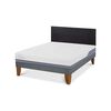 Cama Europea CIC 2 Plazas Excellence Plus + Respaldo Villarrica Negro