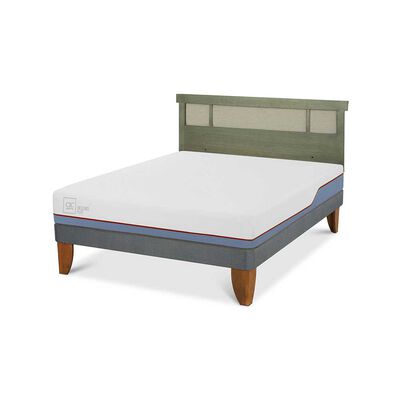 Imagen 2 del producto Cama Europea CIC 2 Plazas Excellence Plus + Respaldo Dublin Olivo