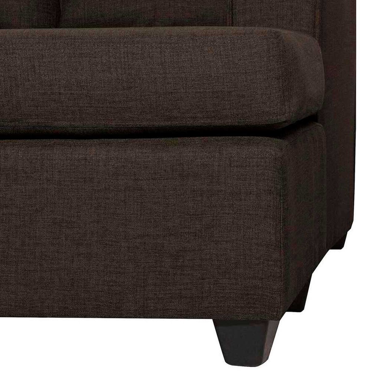 Sof&aacute; Seccional Black Factory Ranger 4 Cuerpos Caf&eacute;