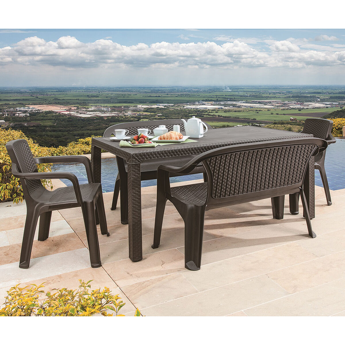 Silla Rimax Eterna Doble - Wengue
