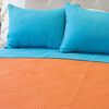 Quilt Bicolor Doral King Origins Calipso Naranjo