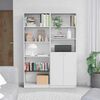 Estante 62 cm + Estante 2 Puertas TuHome Home Blanco