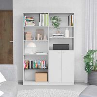 Estante 62 cm + Estante 2 Puertas TuHome Home Blanco