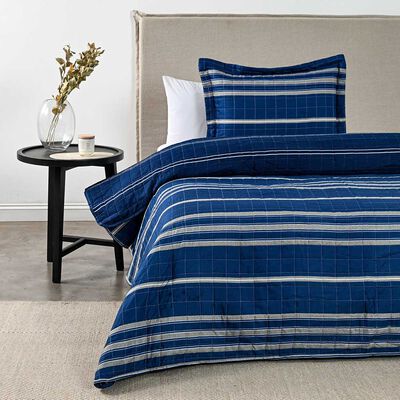 Quilt American Family 1.5 Plazas Marino