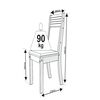 Juego de Comedor Di Poretti Design Anitere 8 Sillas Beige