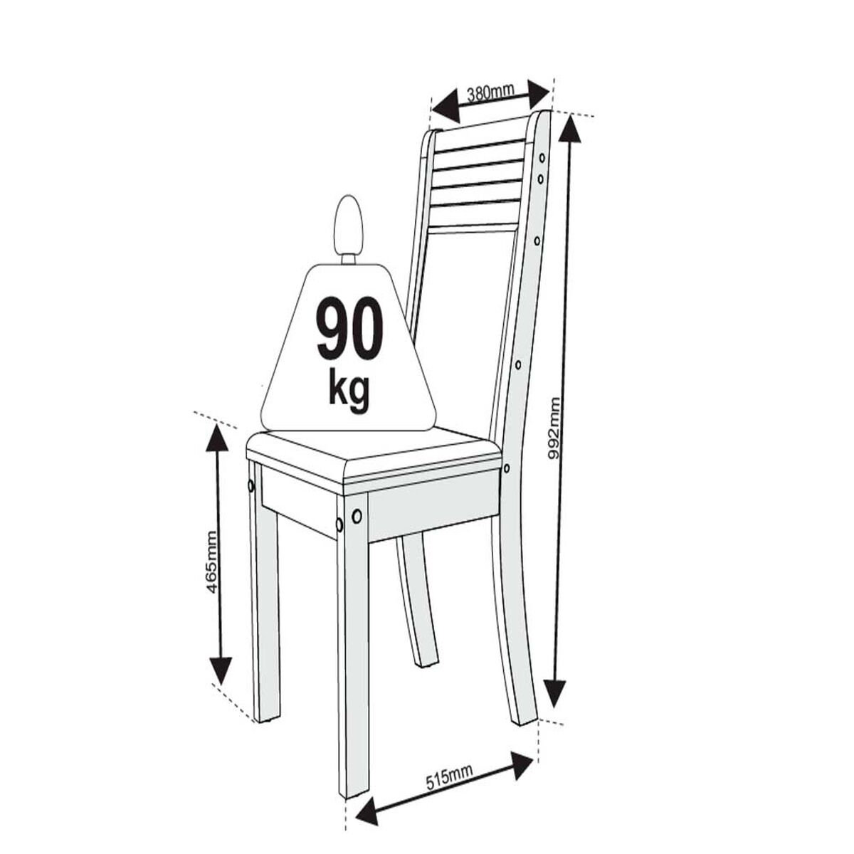 Juego de Comedor Di Poretti Design Anitere 8 Sillas Beige