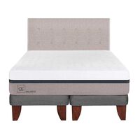 Cama Europea CIC Base Dividida 2 Plazas Balance + Respaldo Tigris
