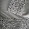 Juego de S&aacute;banas Illusions 180 Hilos 1,5 Plazas Broderie Gris