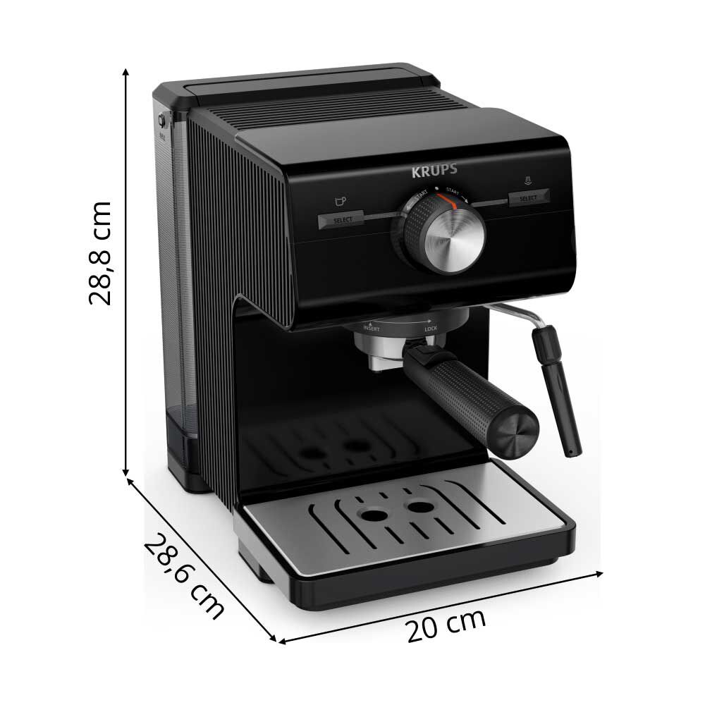 Krups Espresso Authentic Negro, foto 6