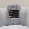 Manta Doral Chiporro Jacquard 127x152 cm Gris
