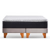 Cama Europea Latam Home 2 Plazas New Top BD Gris