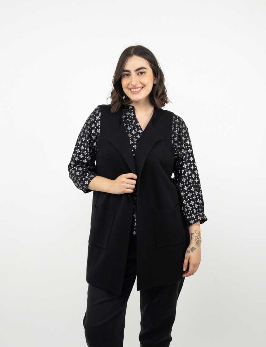 Sweater Sin Mangas Mujer Extralindas