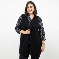 Sweater Sin Mangas Mujer Extralindas Negro