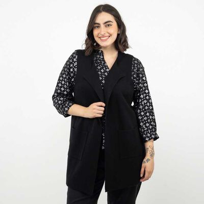 Sweater Sin Mangas Mujer Extralindas