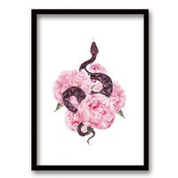 Cuadro Decorativo Retela Snake Rose 70 x 50 cm